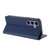 Samsung Galaxy S24 FE Embossed Multi-functional Wallet Retro Leather Phone Case - Dark Blue
