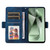Samsung Galaxy S24 FE Embossed Rhombus Starry Leather Phone Case - Blue