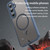 Samsung Galaxy S24 FE Fan Dun Series TPU Hybrid PC Frosted Magsafe Phone Case - Blue