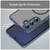 Samsung Galaxy S24 FE Fan Dun Series TPU Hybrid PC Frosted Magsafe Phone Case - Blue