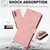 Samsung Galaxy S24 FE Fantasy Skin-feel Calfskin Texture Leather Phone Case - Pink