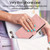 Samsung Galaxy S24 FE Fantasy Skin-feel Calfskin Texture Leather Phone Case - Pink