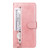 Samsung Galaxy S24 FE Fashion Calf Texture Zipper Leather Phone Case - Rose Gold