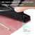 Samsung Galaxy S24 FE Fashion Calf Texture Zipper Leather Phone Case - Rose Gold