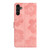Samsung Galaxy S24 FE Flower Embossing Pattern Leather Phone Case - Pink