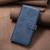 Samsung Galaxy S24 FE Four-leaf Embossed Leather Phone Case - Blue