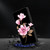 Samsung Galaxy S24 FE Fresh Painted Leather Phone Case - Black Flowers