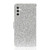 Samsung Galaxy S24 FE Glitter Powder Filp Leather Phone Case - Silver
