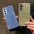 Samsung Galaxy S24 FE Glitter Sequins Epoxy TPU Phone Case - Gold