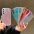 Samsung Galaxy S24 FE Glitter Sequins Epoxy TPU Phone Case - Purple