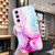 Samsung Galaxy S24 FE IMD Marble TPU Phone Case - Pink Blue