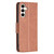 Samsung Galaxy S24 FE Lambskin Texture Pure Color Flip Leather Phone Case - Brown