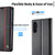 Samsung Galaxy S24 FE LC.IMEEKE Carbon Fiber Leather Phone Case - Vertical Black Samsung Galaxy S24 FE LC.IMEEKE Carbon Fiber Leather Phone Case - Vertical Black