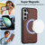 Samsung Galaxy S24 FE LC.IMEEKE L2 Series Detachable Magsafe PU Phone Case with Lanyard - Brown