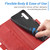 Samsung Galaxy S24 FE LC.IMEEKE Skin-friendly Card Slots Leather Phone Case - Red