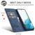 Samsung Galaxy S24 FE LC.IMEEKE Strong Magnetism Microfiber Leather Phone Case - Blue