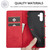 Samsung Galaxy S24 FE LC.IMEEKE Strong Magnetism Microfiber Leather Phone Case - Red Samsung Galaxy S24 FE LC.IMEEKE Strong Magnetism Microfiber Leather Phone Case - Red