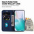 Samsung Galaxy S24 FE Little Tiger Embossed Leather Phone Case - Dark Blue
