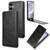 Samsung Galaxy S24 FE Magnetic Vertical Flip Leather Phone Case - Black