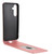 Samsung Galaxy S24 FE Magnetic Vertical Flip Leather Phone Case - Rose Gold