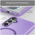 Samsung Galaxy S24 FE MagSafe Frosted Translucent TPU + PC Full Coverage Phone Case - Dark Purple