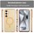 Samsung Galaxy S24 FE MagSafe Frosted Translucent TPU + PC Full Coverage Phone Case - Orange