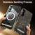 Samsung Galaxy S24 FE MagSafe Magnetic Frosted Metal Phone Case - Green