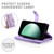 Samsung Galaxy S24 FE Nine Card-slot Zipper Wallet Bag Leather Phone Case - Purple