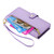 Samsung Galaxy S24 FE Nine Card-slot Zipper Wallet Bag Leather Phone Case - Purple