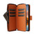 Samsung Galaxy S24 FE Nine-card Slots Zipper Wallet Bag Leather Phone Case - Brown