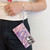Samsung Galaxy S24 FE Plating Texture Wristband MagSafe TPU Phone Case with Glitter Lens Film - Purple Feather Yarn