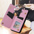 Samsung Galaxy S24 FE Printed Double Buckle RFID Anti-theft Phone Case - Rose