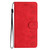 Samsung Galaxy S24 FE Seven Butterflies Embossed Leather Phone Case - Red