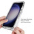 Samsung Galaxy S24 FE Shockproof Clear Gradient PC + TPU Phone Case - Transparent Samsung Galaxy S24 FE Shockproof Clear Gradient PC + TPU Phone Case - Transparent