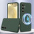 Samsung Galaxy S24 FE Shockproof Silicone Magsafe Phone Case - Dark Green