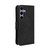 Samsung Galaxy S24 FE Skin Feel Calf Texture Card Slots Leather Phone Case - Black