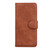 Samsung Galaxy S24 FE Skin Feel Pure Color Flip Leather Phone Case - Brown