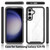 Samsung Galaxy S24 FE Starry Sky Solid Color Series PC + TPU Phone Case with PET Film - Red