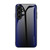 Samsung Galaxy S24 FE Texture Gradient Glass TPU Phone Case - Dark Blue