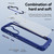 Samsung Galaxy S24 FE TPU + PC Lens Protection Phone Case - Blue