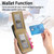 Samsung Galaxy S24 FE Twill Fabric Leather Vertical Flip RFID Card Bag Phone Case - Khaki