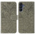 Samsung Galaxy A16 5G / A26 5G Lace Flower Embossing Flip Leather Phone Case - Grey