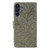 Samsung Galaxy A16 5G / A26 5G Lace Flower Embossing Flip Leather Phone Case - Grey