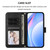 Samsung Galaxy A16 5G / A26 5G Litter Panda Embossing RFID Leather Phone Case with Lanyard - Black