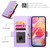 Samsung Galaxy A16 5G / A26 5G Side Buckle Magnetic Frosted Leather Phone Case - Purple