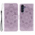 Samsung Galaxy A16 5G / A26 5G Sun Mandala Embossing Pattern Phone Leather Case - Purple