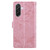 Samsung Galaxy A26 5G Embossed Floral Pattern Leather Phone Case - Pink Samsung Galaxy A26 5G Embossed Floral Pattern Leather Phone Case - Pink