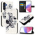 Samsung Galaxy A26 5G 3D Painting Horizontal Flip Leather Phone Case - Skull