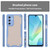 Samsung Galaxy A26 5G Armor Glaze PC Hybrid TPU Phone Case - Blue