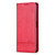 Samsung Galaxy A26 5G AZNS Magnetic Calf Texture Flip Leather Phone Case - Red Samsung Galaxy A26 5G AZNS Magnetic Calf Texture Flip Leather Phone Case - Red
